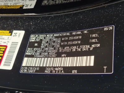 2026 Toyota Grand Highlander XLE AWD (Natl)