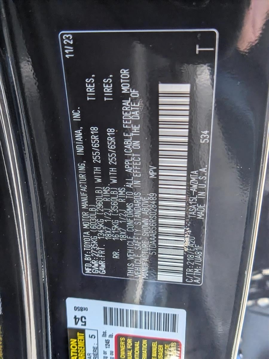 2024 Toyota Grand Highlander XLE AWD (Natl)