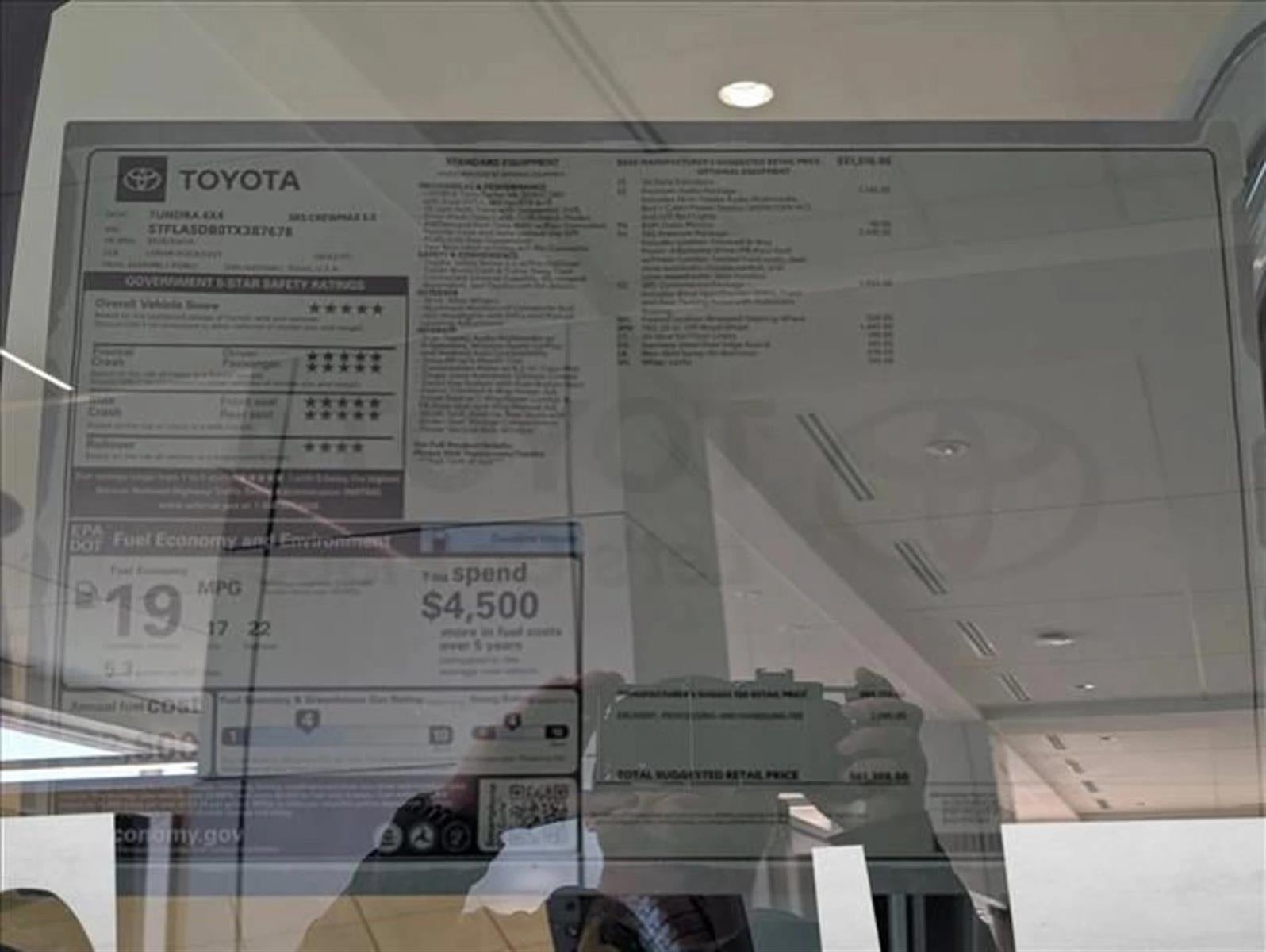 2026 Toyota Tundra 4WD 4WD SR5 CrewMax 5.5' Bed (Natl)