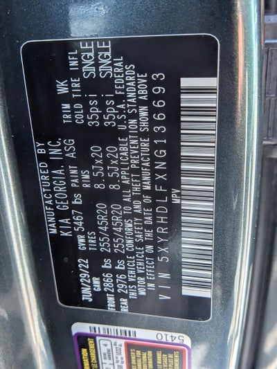 2022 Kia Sorento X-Line EX AWD