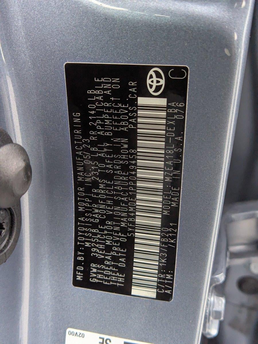 2023 Toyota Corolla LE CVT (Natl)