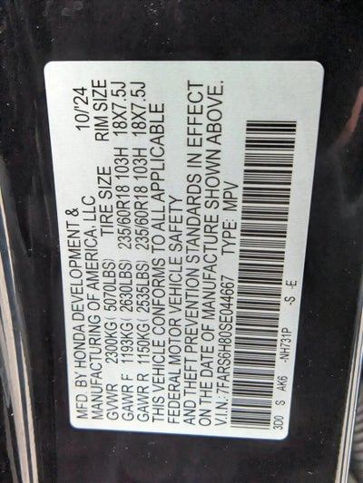 2025 Honda CR-V Hybrid Sport-L AWD