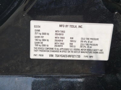 2024 Tesla Model Y Long Range AWD