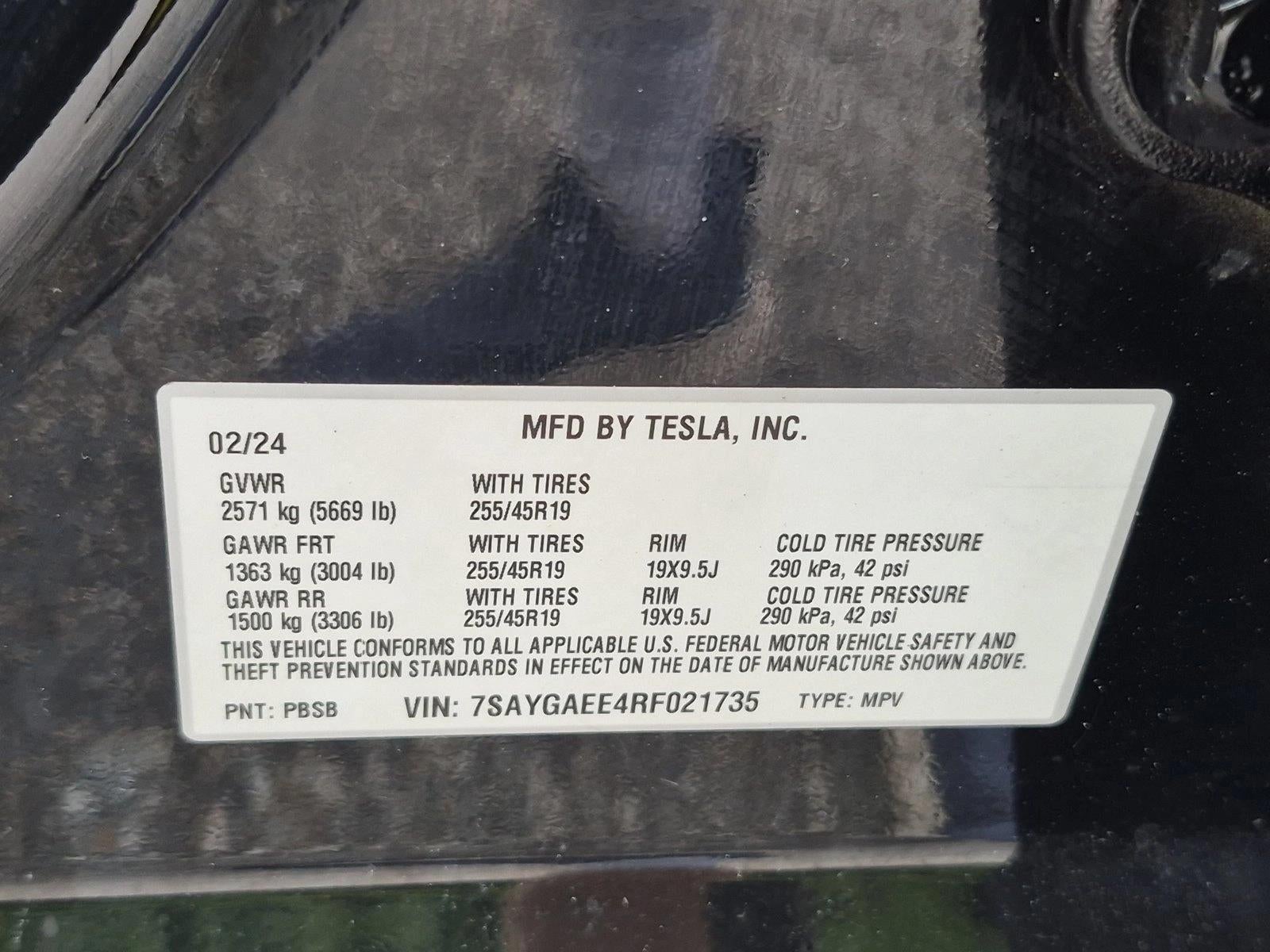 2024 Tesla Model Y Long Range AWD
