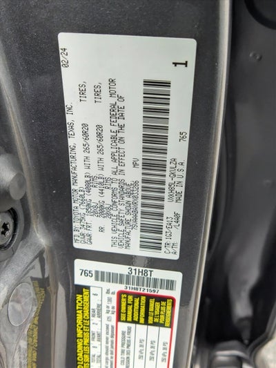 2024 Toyota Sequoia Limited 4WD (Natl)