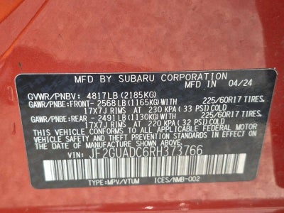 2024 Subaru Crosstrek Premium AWD