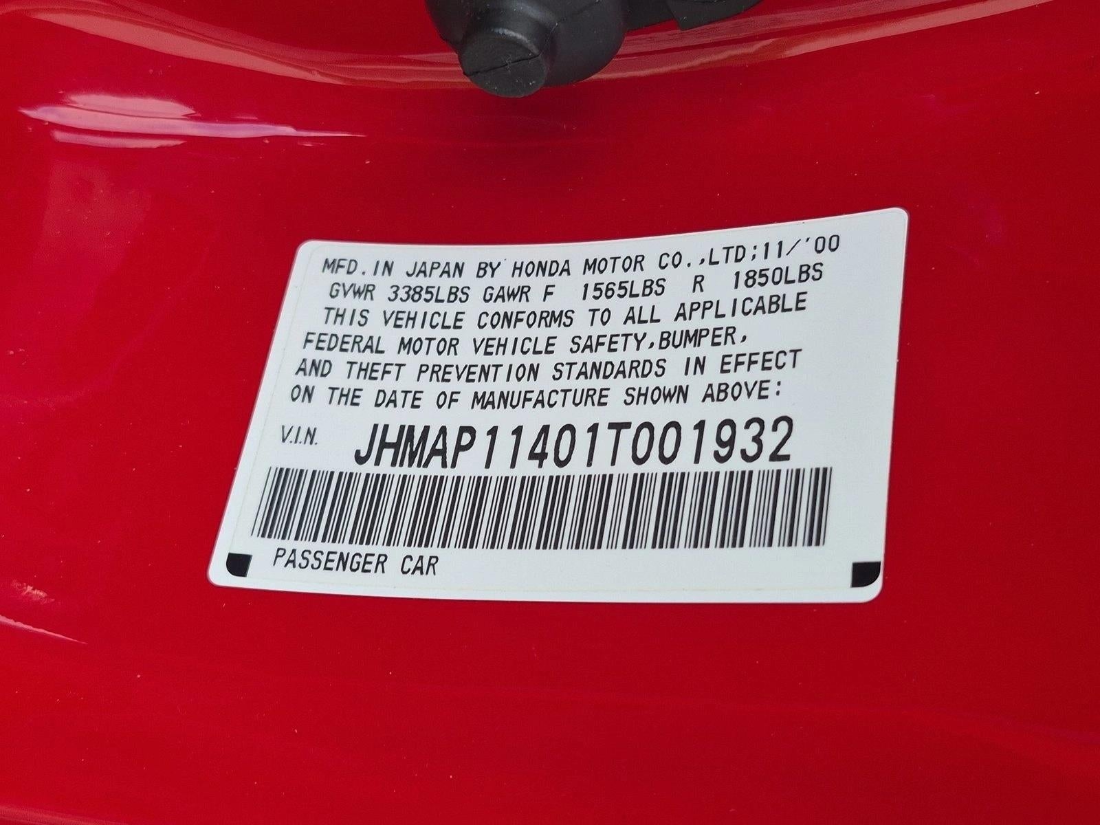 2001 Honda S2000 Base