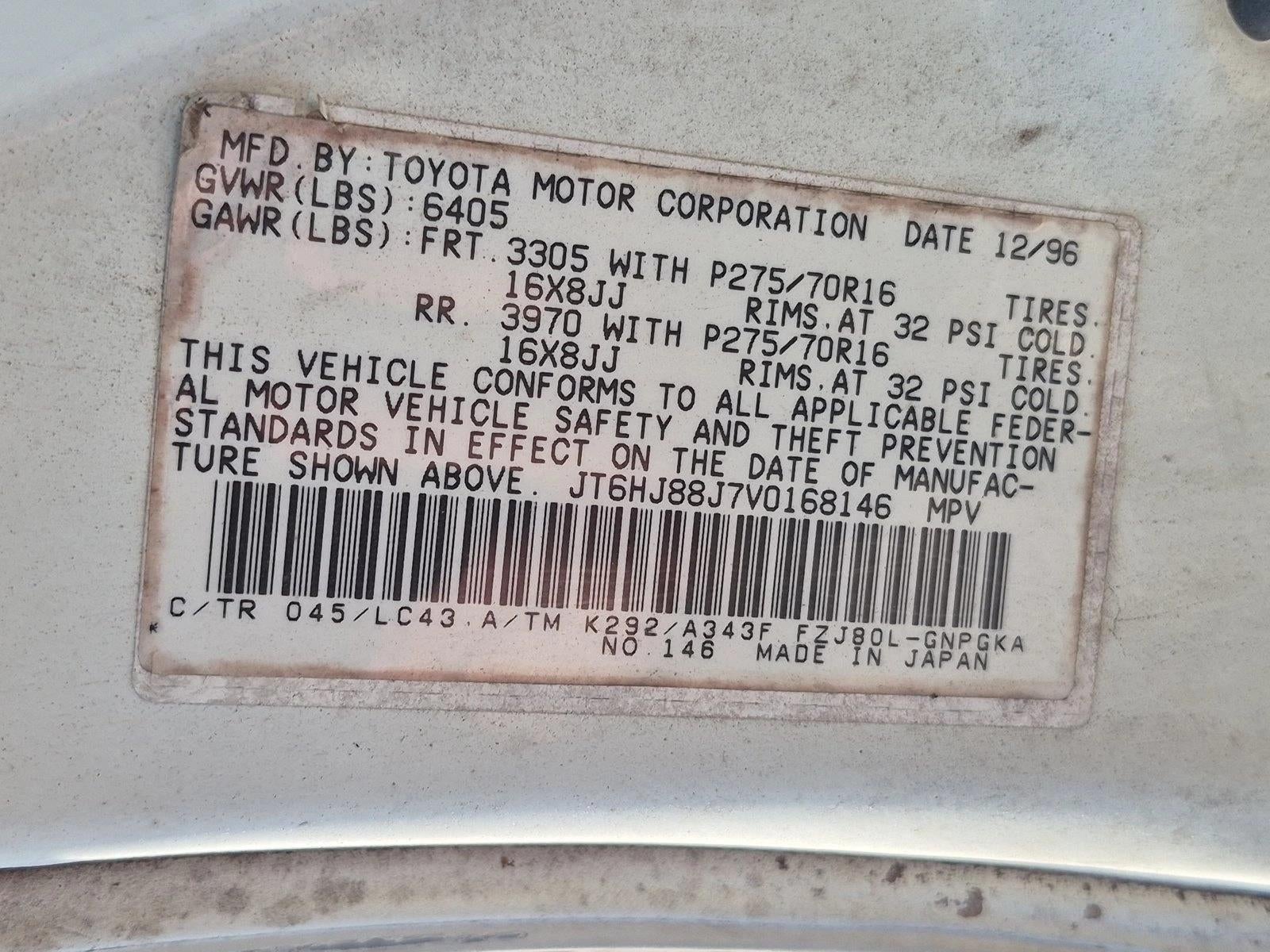 1997 Lexus LX 450 Luxury Wagon 