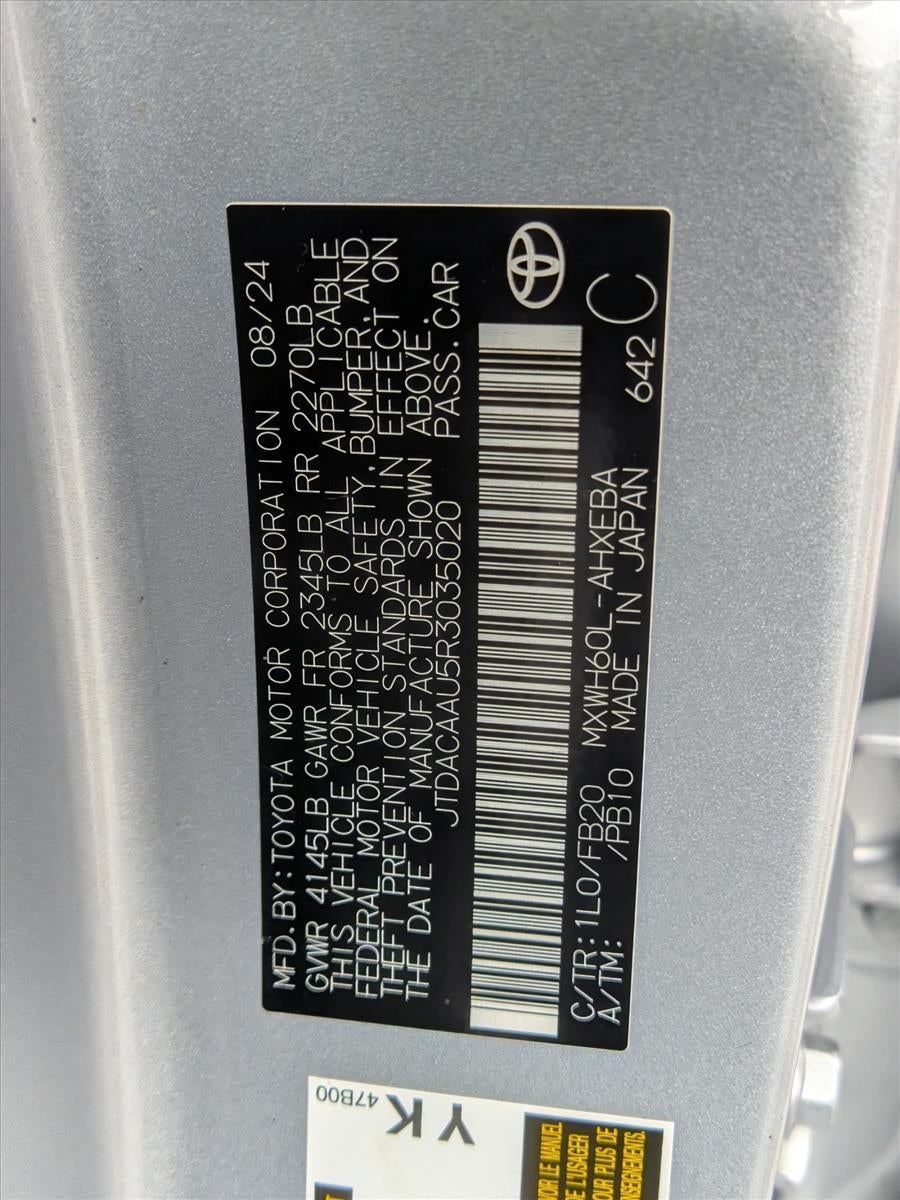 2024 Toyota Prius LE (Natl)