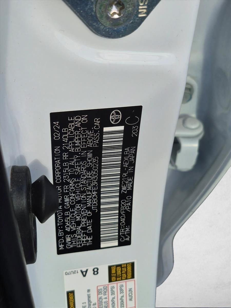 2024 Toyota Corolla Hybrid LE FWD (Natl)