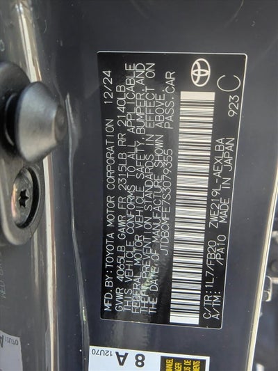 2025 Toyota Corolla Hybrid LE FWD (Natl)