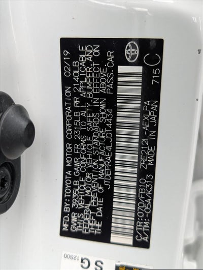 2020 Toyota Corolla LE CVT (Natl)