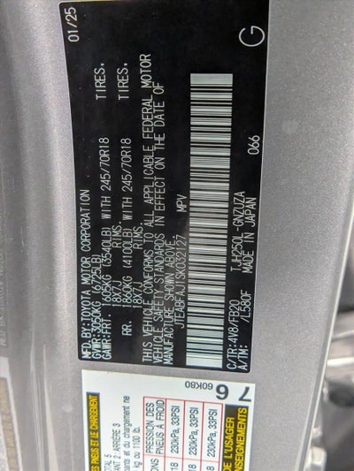 2025 Toyota Land Cruiser 1958 4WD (Natl)