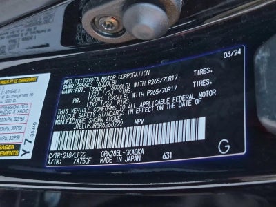 2024 Toyota 4Runner TRD Pro 4WD (Natl)