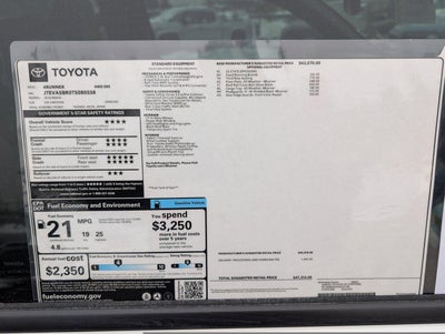 2026 Toyota 4Runner SR5 4WD (Natl)