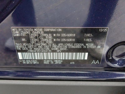 2026 Toyota bZ XLE AWD (Natl)