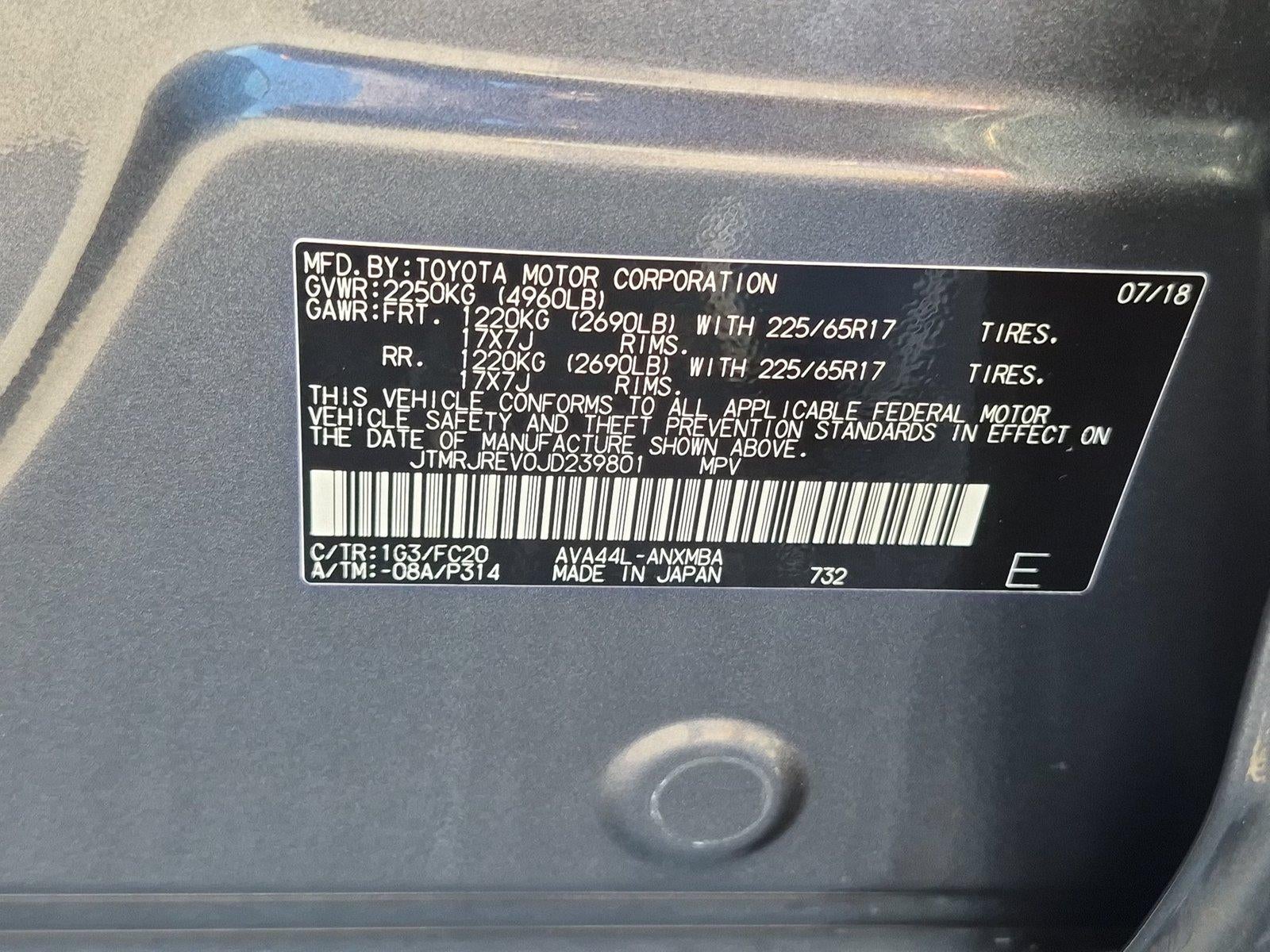 2018 Toyota RAV4 Hybrid LE AWD (Natl)