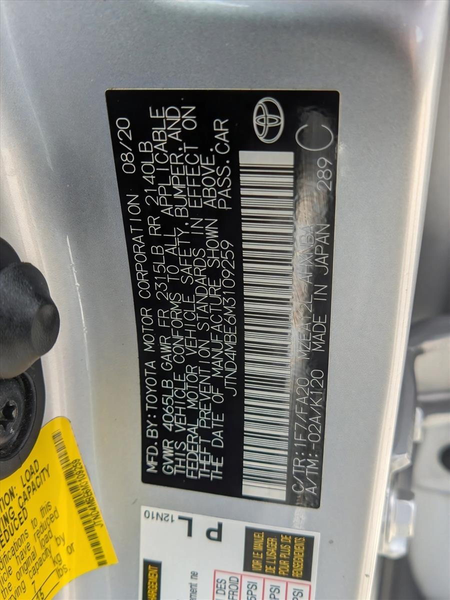 2021 Toyota Corolla Hatchback SE CVT (Natl)