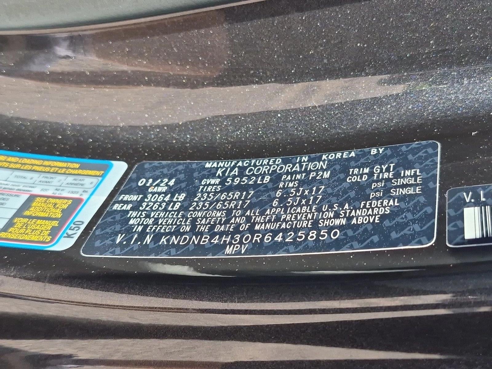 2024 Kia Carnival LX FWD w/Seat Pkg