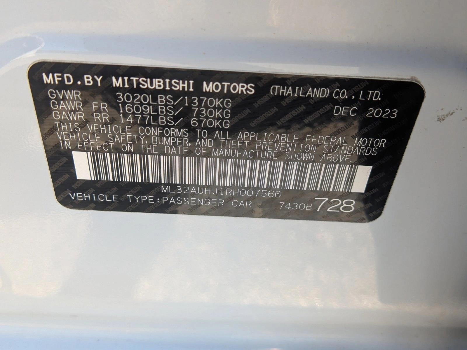 2024 Mitsubishi Mirage ES CVT
