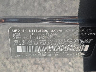 2024 Mitsubishi Mirage G4 ES CVT