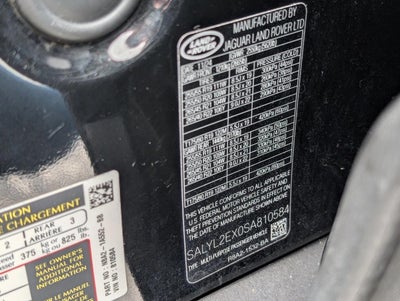 2025 Land Rover Range Rover Velar P250 Dynamic SE