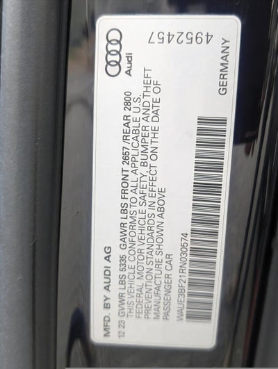 2024 Audi A6 Sedan Premium Plus 45 TFSI quattro