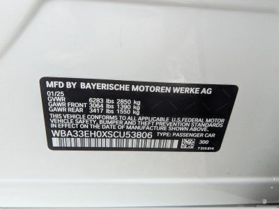 2025 BMW 740i xDrive Sedan