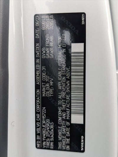 2024 Volvo XC90 B6 AWD Plus Bright Theme 6P